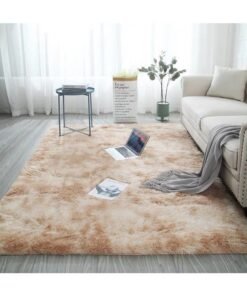 GGEROU Area Rugs Living Room Super Fluffy Soft Touch Rug Thickened Washable Bottom Anti-Skid Large Area Rugs Indoor Modern Home Decor Floor Carper Camel
