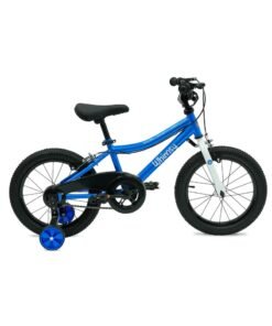 Whimsy Classic 16" Kids Bike 2-Minute Assembly, Handbrake, Child-Friendly Cycle, Adjustable Saddle Blue