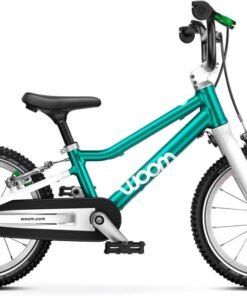 Woom GO 2 Kids Pedal Bike – 14-Inch Lightweight Bicycle for Ages 3–4.5 – V-Brakes – Easy Transition from Balance Bike
