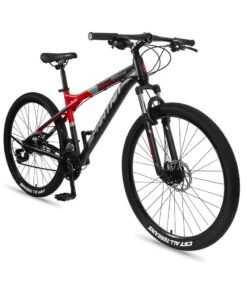 Spartan Ampezzo 27.5" MTB Alloy | Lightweight & Durable Mountain Bike | 21-Speed Shimano Gear System | Front Suspension | Ergonomic Design | Full Aluminum Frame | Red SP-3005