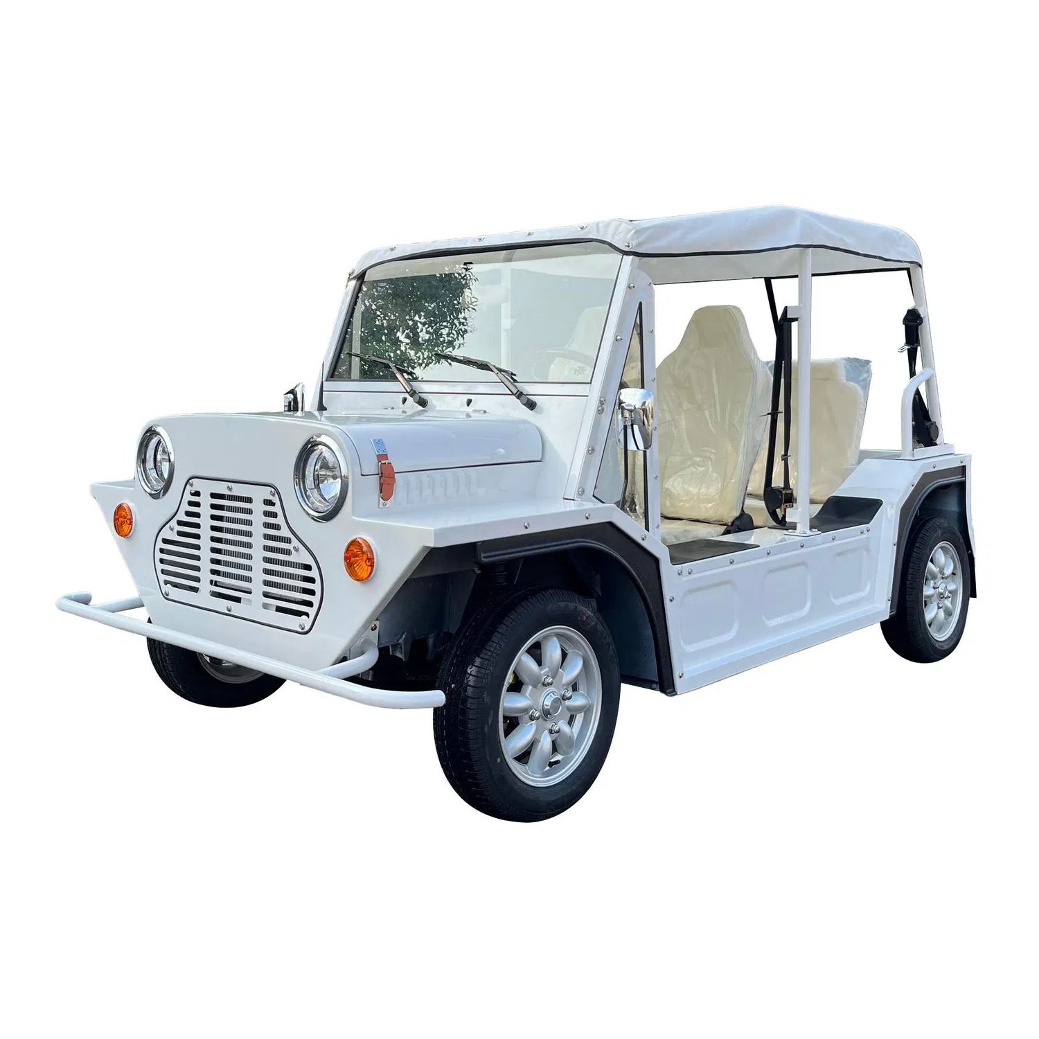 Full Aluminum Alloy EEC Mini Moke Electric Sightseeing Buggy Car Moke Golf Cart