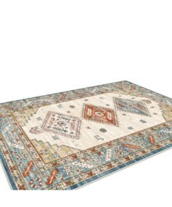 GOOTOY Modern Style Area Rug Imitation Cashmere Non-slip Super Soft Touch Living Room Bedroom Kitchen Decoration of Carpet Floor Rug 200x300cm