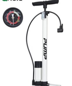 GROIC Floor Bike Pump with Pressure Gauge,160 PSI High Pressure, Bicycle Pump Compatible with Presta and Schrader Valve, Bike Air Tire Pump for Road Bike, MTB, Hybrid, Balls