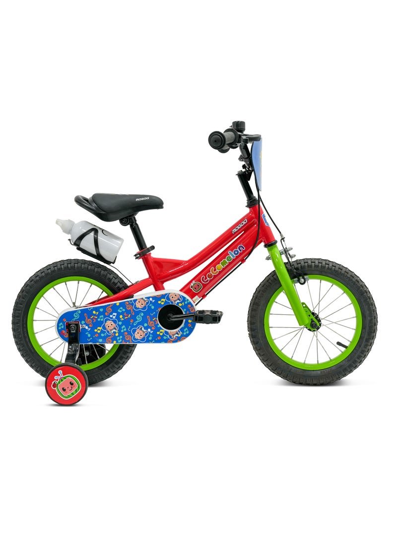 MOGOO Cocomelon Beats Kids Bike 14 Inch Red