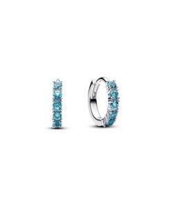 PANDORA Light Blue Huggie Earrings