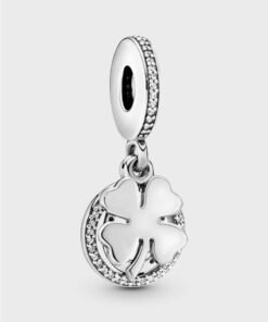 PANDORA Lucky Four-Leaf Clover Dangle Charm