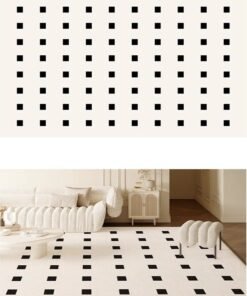 KLNAMAEAAN Foldable, Machine Washable Floor Mat  for Living Room, Bedroom, Bedside, Sofa, and Coffee Table Areas 140X200Cm