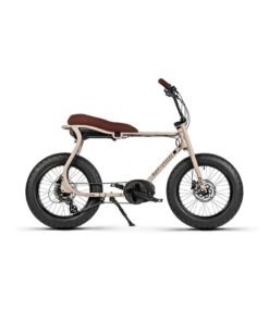 Ruff Cycles Lil'Buddy Men's E-Bike, Bosch Active Line Motor, Fano Grey, Cruiser Style, Fat Tyres