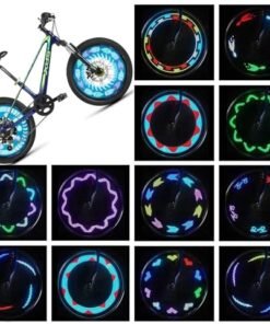Dorras Bike Wheel Lights (2 Pack) - Waterproof LED Bicycle Spoke Lights - Bike Accessories - 30 Different Patterns Change - Great Gift for Adults Kids