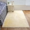 NKX Modern Fluffy Long Pile Area Rug Non-Slip, Super Soft Decor Contemporary Carpet 200*300 Cm