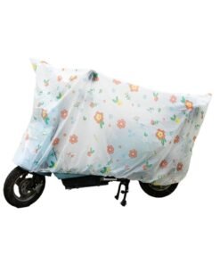 Floral Pattern Bicycle Cover Waterproof and Dustproof Outdoor Bicycle Rain Cover Dust Cover (1.8m)