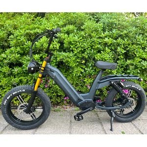 20 Inch Electric Chopper Bike 48V 21ah 500W Intergrated Wheel Electric Bike