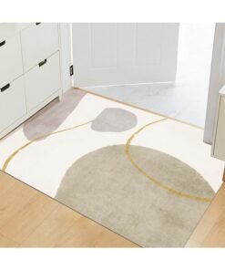 NKX Modern Minimalism Area Rug Non-Slip Soft Decorative Carpet 60X120CM (Horizontal)