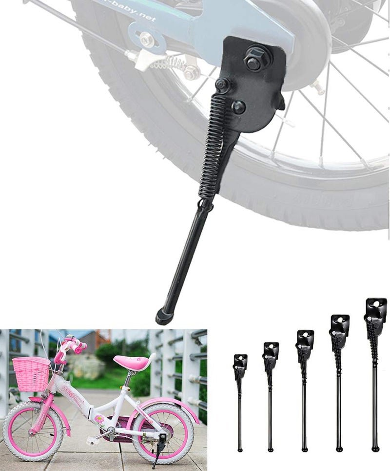 Zsflzs Bike Kickstand Bicycle Side Support Stand For 12 14 16 18 20 Inch Kids Bike (For 12"" Bike)
