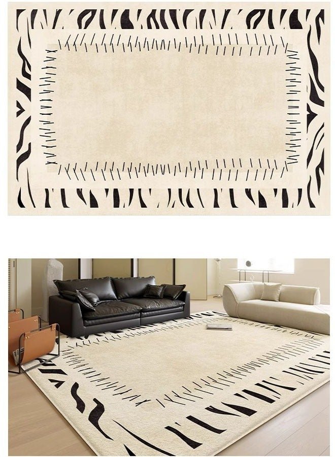 NKX Foldable, Machine Washable Floor Mat for Living Room, Bedroom, Bedside, Sofa, and Coffee Table Areas 200X300Cm