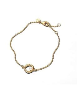 PANDORA Organically Shaped Pavé Circle & Treated Freshwater Cultured Pearl Bracelet
