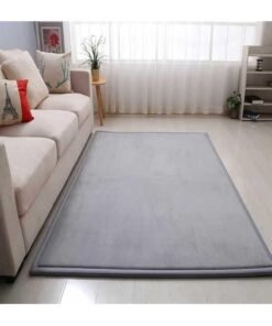 MONOGUE Modern Fluffy Area Rug Soft Velvet 2cm Thick Washable Carpet Anti Slip Floor Mat for Bedroom Living Room