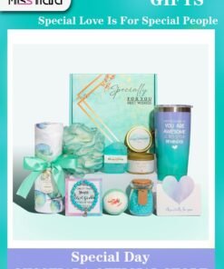 MissTiara Gift Basket for Women - Valentine's Day,Birthday Gift Box, 10 Unique Birthday Gifts for Women, Relaxing Spa Treatment Package for Women, Get Well Soon Gift Basket Sends a Sunshine Booster to Sisterhood Friendships - Brighten Her Day