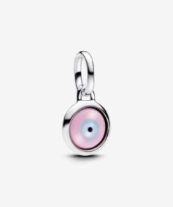 PANDORA Engravable Evil Eye Sterling Charm