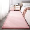 MONOGUE Large Soft Fluffy Area Rug 2cm Thick Coral Velvet Washable Carpet Anti Slip Mat Bedroom Living Room
