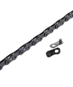YBN MK12E 12-Speed Flat Top Bicycle Chain – 136L – Black Finish – SRAM AXS Compatible