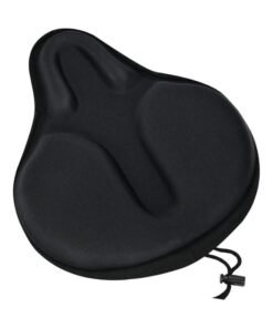 HOOKOR Bike Seat Cover - Exercise Bike Seat Cushion Cover, Wide Foam and Extra Soft Gel Padded Bike Seat Cover for Women and Men, Bicycle Saddle Cover for Spin, Stationary, Cruiser Bikes