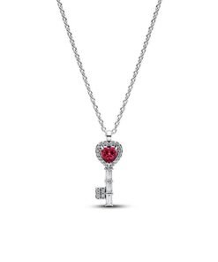 PANDORA Elevated Heart Key Collier Necklace