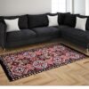 BiggHome Area Rug 80x150cm, Made in Turkey, Indoor Area Rug, Carpet for Home, Machine Washable, Durable, Ethnic-Inspired Pattern for Living Room - SA25EU