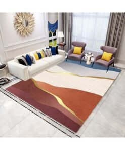 Sharpdo Modern Style Area Rug Non-Slip Super Soft Touch Living Room Bedroom Kitchen Decoration Of Carpet Floor Rug Rectangular 160x230cm