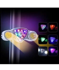 GROIC Bike Tail Light, Sport LED Rear Bike Light USB Rechargeable, High Intensity Bicycle Taillight Waterproof, 9 Lamp and 6 Modes for Cycling Safety, Bike Tail Light for Road, Mountain, Night Riding