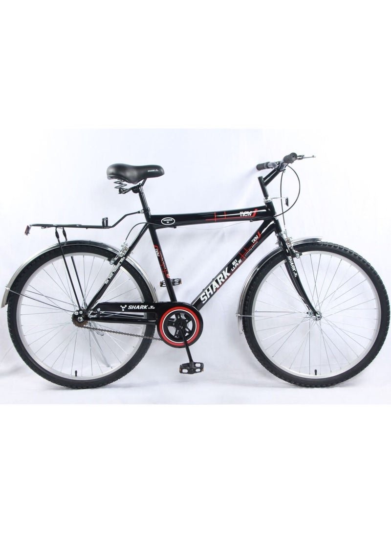 Shark 61 U.A.E 26" Inch Two Wheeler Mountain Bike With Rear Carrier