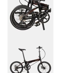 Dahon Launch D8 Folding Bike | 20 Inch Wheel Size | 8 Speed | Black Color