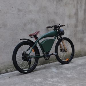 500W Shimano Tourney 7 Speed Big Wheel Mountain E Bike