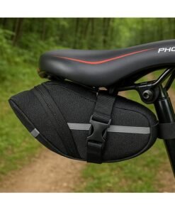 OSHIMA Saddle Bag for Bicycle, Bicycle Bag Under Seat Bicycle Saddle Mountain Road Bike Bag Under Seat Packs, Bike Accessories Storage Pouch for Mountain & Road Bikes