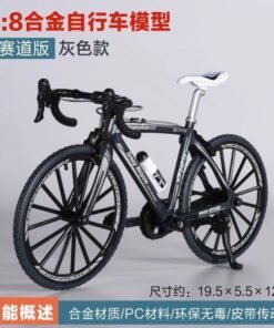 Curved Handlebar Bicycle Alloy Model Simulation Mini Ornaments Road Mountain Bike Toys Children Boys