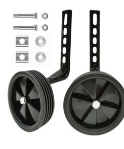 Mehome Training Wheels for 12 14 16 18 20 Inch. Bicycle Training Wheels for Kids Single Speed Bike(Black)