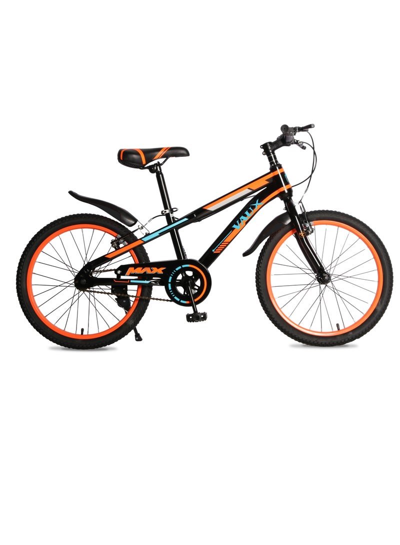 Vaux Max Mountain Bike || 26 Inch Wheel Size || For Adults || Adjustable Seat || Orange