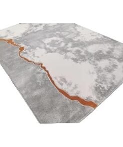 Harmony Home Soft Fluffy Carpet, Braided  Anti-Slip Rug for Living Room, Bedroom & Dining Room, Rectangular Indoor Decorative Carpet, Grey