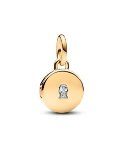 PANDORA Openable & Engravable Love Locket Dangle Charm