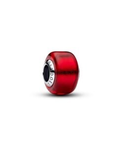 PANDORA Red Murano Glass Charm
