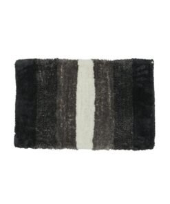 Ambrosia Gradation Tufted Micro Polyester Bathmat – 50 x 80cm Grey