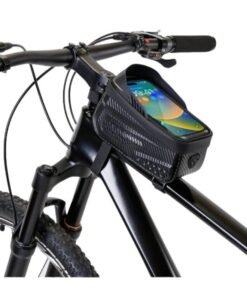 Bicycle Phone Mount Bags Front Frame Top Tube Bag with Touchscreen Phone Holder Case Cycling Bike Tool