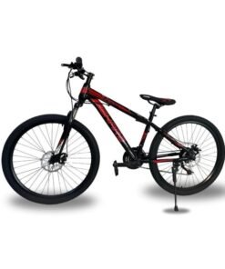 Mountain Bike 26-Inch 21-Speed Carbon Steel Frame Bicycle  Front Suspension, Dual Disc Brakes