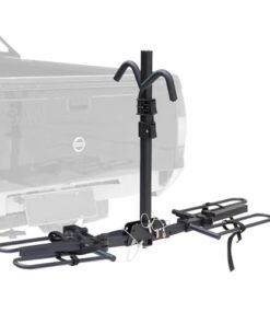 Young Electric Young 2 Bike Rack Hitch Mount Foldable Platform Style, Bicycle Carrier for Cars SUVs Trucks Vans, 80 lbs. Capacity