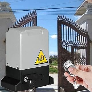 Automatic Sliding Gate Opener Kit 370W/550W/750W/1200W, Rack Driven Security Operator For Up To 2000Kg, Motor Hotel, Factory, Yard 550W
