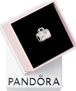 PANDORA Jewelry Pink Travel Bag Sterling Silver Charm