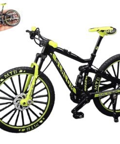 Magicwand Die-Cast Zinc Alloy 1:10 Scale【Toy-Miniature】 Die-Cast Zinc Alloy All-Terrain Shockers Toy Bicycle Fully Working Model【Pack of 1 】【Colors as Per Stock】