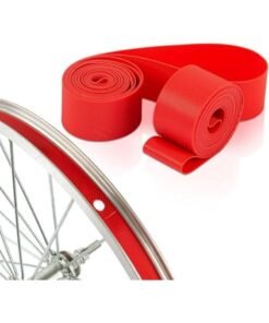 Barakah Bicycle Rim Liner, Bike Tire Liner Rim Tape for 29", 700C, Pair of Rim Strips for Bike Tires, Designed for Puncture Resistance and Long-Lasting Durability (2PCS,Red)