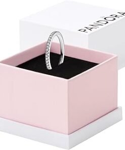 192999C01 Women's Ring Silver Sparkling Band