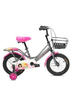Vaux Eva Road Bike || 12 Inch Wheel Size || For Kids || Adjustable Seat || Silver